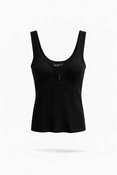 5in1Canpolat Black Seam Detail Athlete 261003