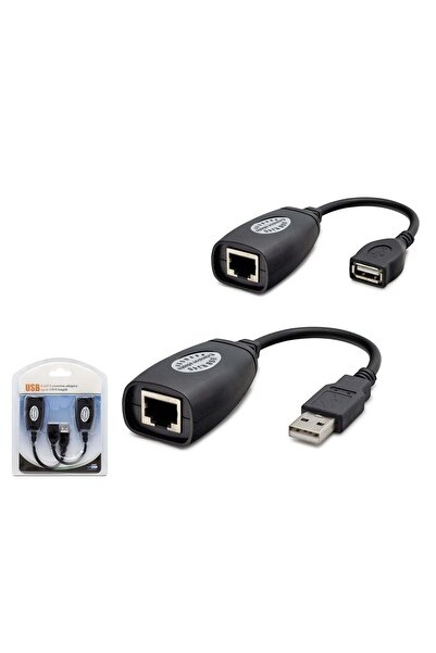 CT STONES USB Rj45 Wired Extender Set 45 m - Black Hdx5008