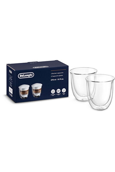 DELONGHİ Pahare Cappuccino DLSC311, 2 buc x 270ml