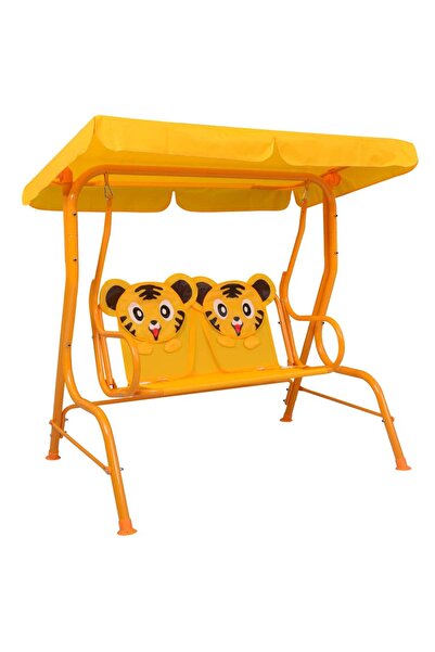 Concept Παιδική κουνιστή πολυθρόνα, κίτρινη, 115 x 75 x 110 cm, ύφασμα