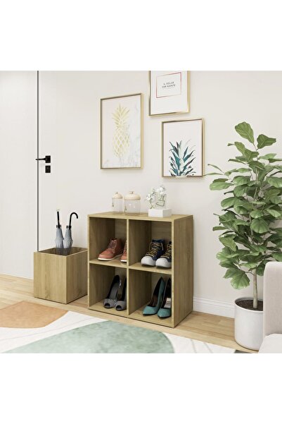 Concept Παπουτσοθήκη χολ, δρυς sonoma, 105x35,5x70 cm, μοριοσανίδα