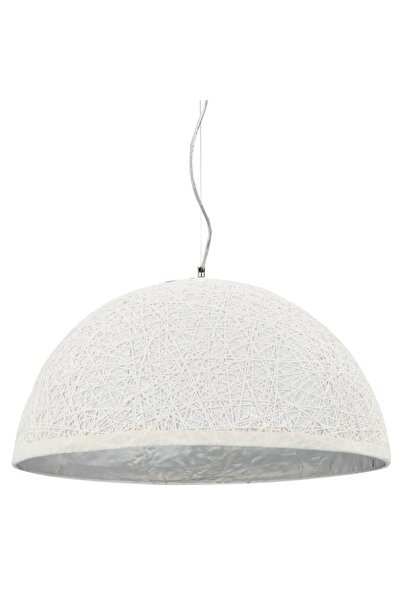 Concept Висяща лампа, бяла и сребриста, Ø50 см, E27