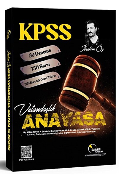 Doktrin Yayınları Doktrin KPSS Vatandaşlık 50 Deneme ve Genel Tekrar Testi Çö...