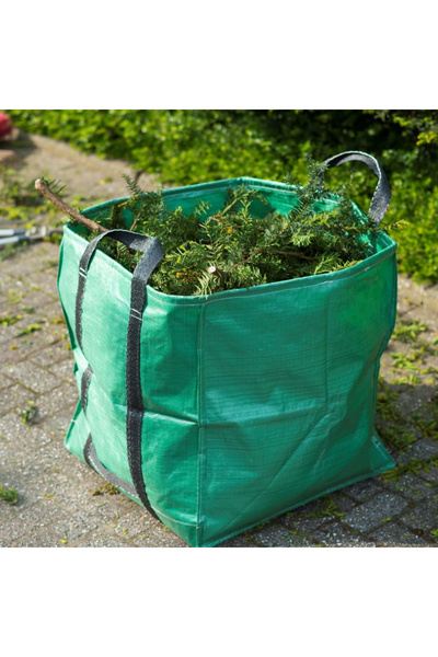 Nature Τσάντα απορριμμάτων κήπου, πράσινη, 252 λίτρα, τετράγωνη, 6072405