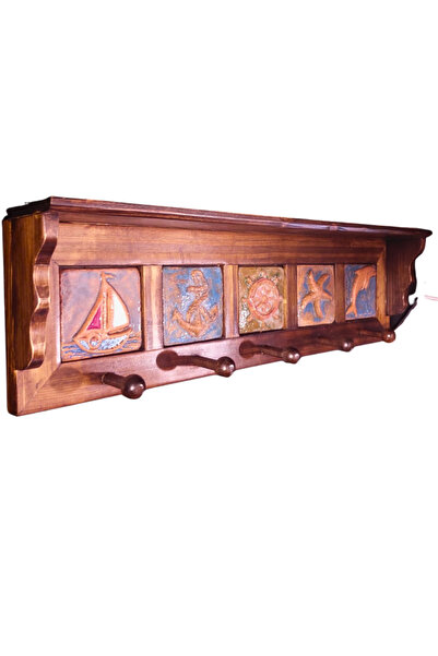 toprakanaart Portmanto Duvar Askılığı, Deniz Temalı Spiritüel Elbise, Havlu, ...