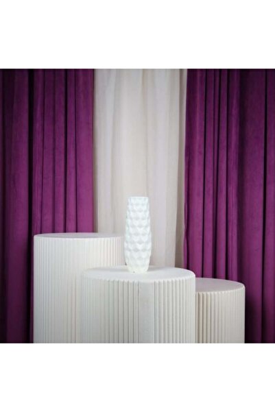 Yarn World Plastic Flower Vase White 13