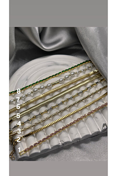 Bade Jewelry Vip Gold Çeşitli Model Kararmaz Bileklik