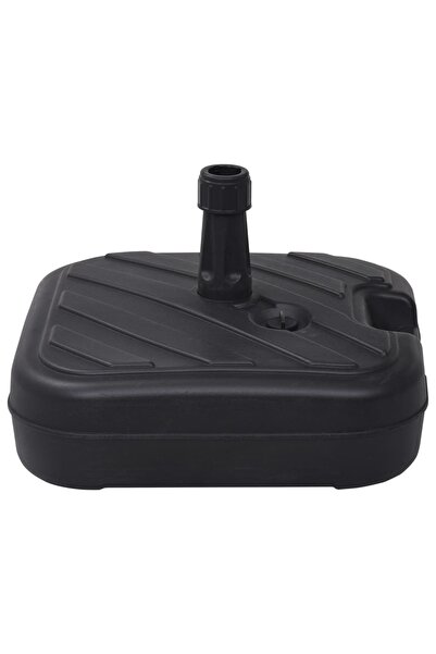 Concept Suport de umbrelă, negru, 24 L, umplere cu nisip/apă