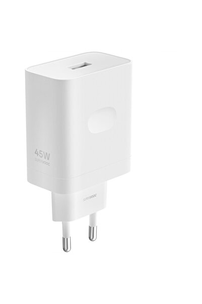 realme Incarcator Retea Supervoc 45W, Quick Charge, 1x USB Alb