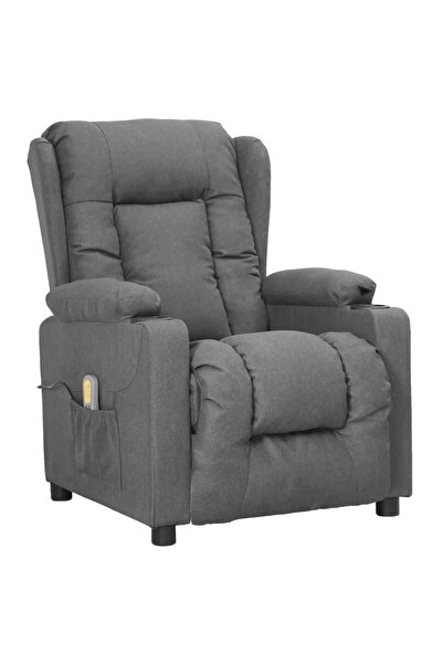 Concept Πτυσσόμενη πολυθρόνα μασάζ, ανοιχτό γκρι, ύφασμα