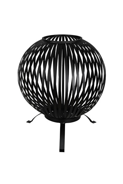 Esschert Design Bol pentru foc, negru, benzi oțel carbon FF400