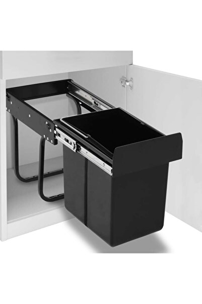 Concept Ανασυρόμενος κάδος απορριμμάτων για ντουλάπι κουζίνας, αθόρυβος, 20 λ...