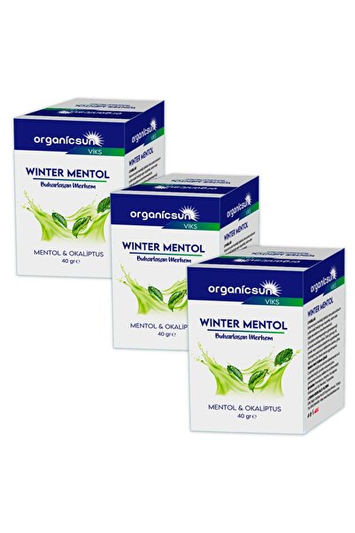 Organicsun Winter Mentol Buharlaşan Merhem Viks Vikis Mentol Okaliptus 40 Gr ...