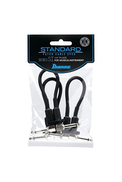 SI serisi (standart) enstrüman kablosu - 2 açılı fiş 3 parçalı set Patch kablosu - jak - jak