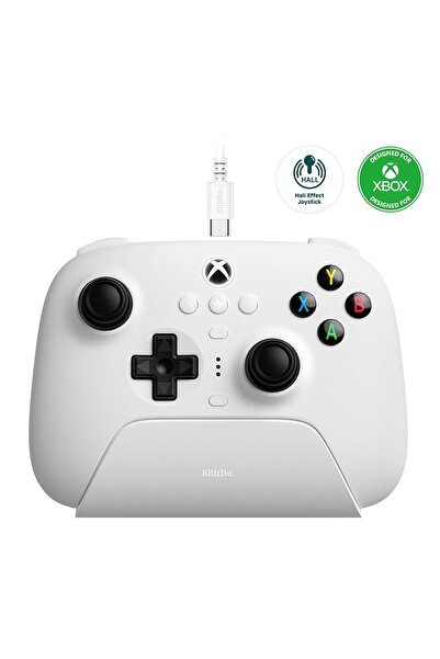 8Bitdo 3-Mode Controller, Hall Effect Joysticks, Back Buttons, Wired Only Seri