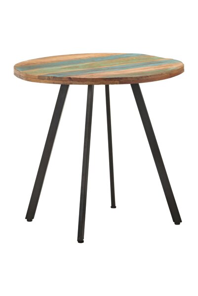 Concept Τραπέζι κουζίνας, 80 εκ., από συμπαγές ανακυκλωμένο ξύλο