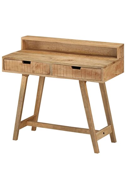 Concept Birou, 100x45x90 cm, lemn de mango nefinisat
