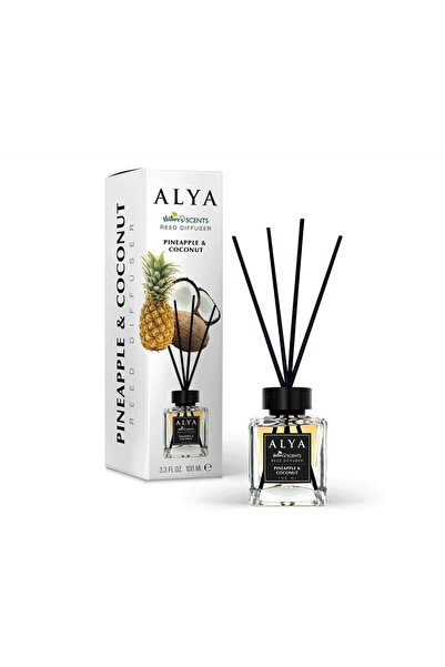 ALYA Nature's Scents Pineapple & Coconut Bambu Çubuklu Oda Kokusu- Ananas & H...