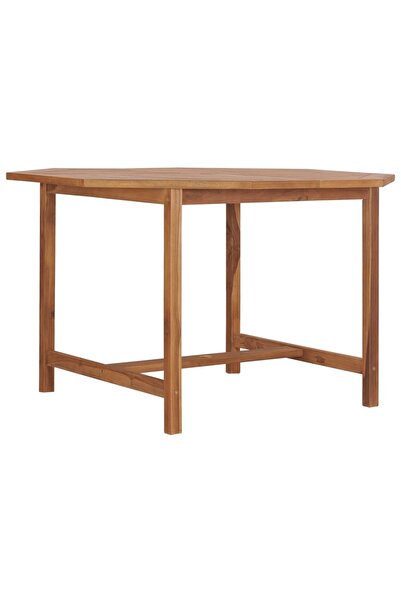 Concept Τραπέζι κήπου, 110x110x75 εκ., από μασίφ ξύλο τικ