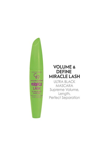 Golden Rose Volume & Define Miracle Lash Mascara - Hacim Sağlayan Ultra Maskara