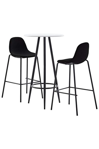 Concept Set de bar, 3 piese, negru, material textil