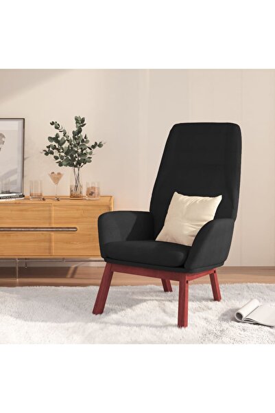 Concept Πολυθρόνα, μαύρη, υφασμάτινη