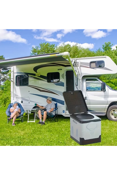 OEM Toaletă portabilă pentru rulotă, pentru 300 de livre (aprox. 136 kg)