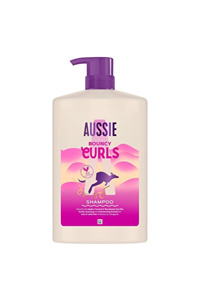 Aussie Bouncy Curls Dalgalı ve Kıvırcık Saçları Arındıran ve Nemlendiren Şamp...