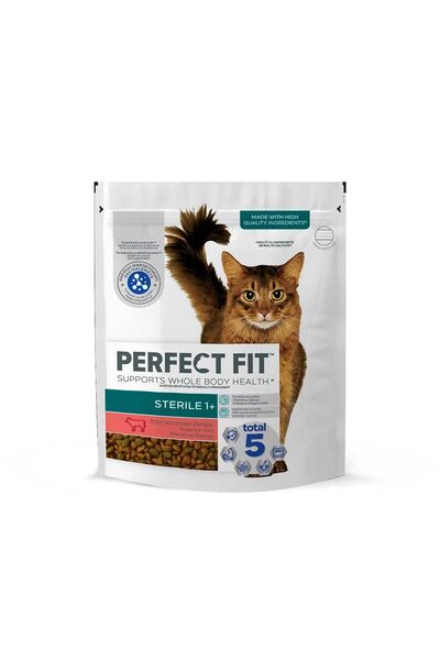 Perfect Fit Kısır Yetişkin Sığırlı Kuru Mama 750G