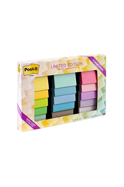 Post-it Notes S n rl retim S per Yap kan Renk Koleksiyonu, 7,62 cm x 7,62 cm,...