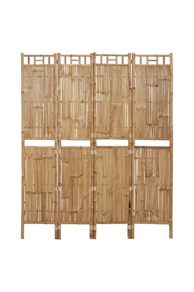Concept Paravan de cameră cu 4 panouri, 160 x 180 cm, bambus