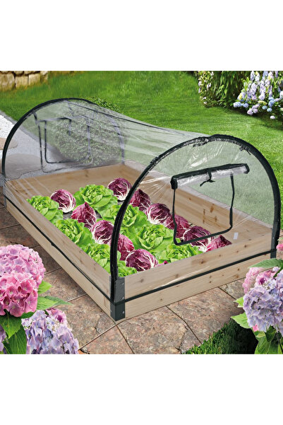 02Lady Fashion Θερμοκήπιο HI με ξύλινο σκελετό, 120 x 80 x 50 εκ.