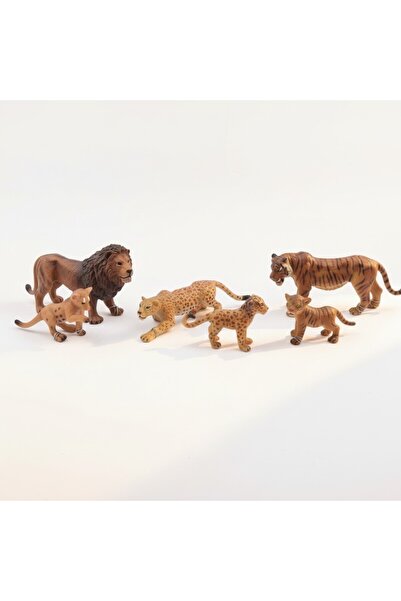 TUFY TOYS SAFARİ KOLEKSİYON SERİSİ- YAVRULU YIRTICI HAYVAN FİGÜRLERİ