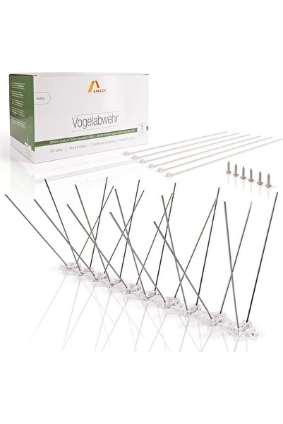 OEM Odstraszacz gołębi Amazy 9 m ze stali nierdzewnej - kolce na dach i balkon