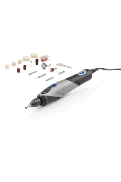 Genel Markalar 2050 Stylo+ Çok Amaçlı El Motoru, 15 Aksesuarlı, Oyma, Cam Gravürleme, Takı Yapımı ve D