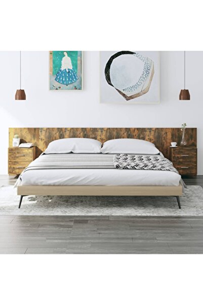 Concept Κεφαλάρι με ντουλάπια, καπνιστή δρυς, επεξεργασμένο ξύλο