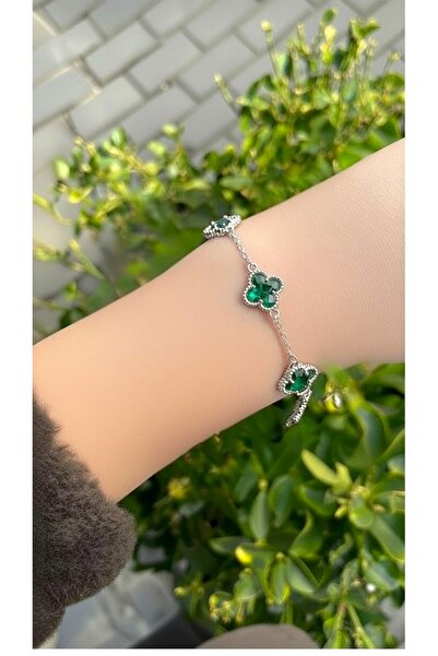 ATALYA ACCESSORY سوار نسائي من الفولاذ موديل كريستال ستون VIP مرصع بالكريستال...