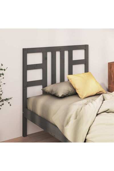 Concept Κομοδίνο, γκρι, 106x4x100 cm, μασίφ ξύλο πεύκου