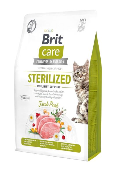 Brit Care , Kısırlaştırılmış Kediler İçin, Tahılsız, Hipoalerjenik, Domuz Etl...