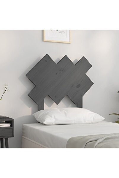 Concept Κομοδίνο, γκρι, 72,5x3x81 cm, μασίφ ξύλο πεύκου