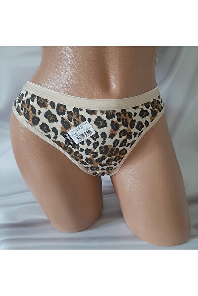 Shine Elagance Leopard Printed Pcs 94% Cotton 6% Elastane Flat Back Passion W...