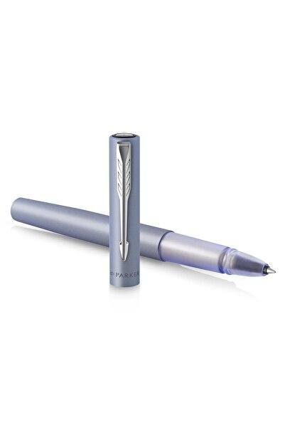 Parker Im Koyu Mavi Krom Tasarımlı Roller Kalem, İnce Uç, Siyah Mürekkep (193...