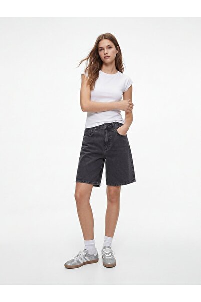 Ltb White T-Shirt with Moon Sleeve Detail Sitting on Top