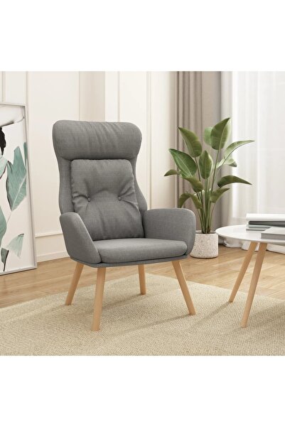 Concept Πολυθρόνα, ανοιχτό γκρι, ύφασμα