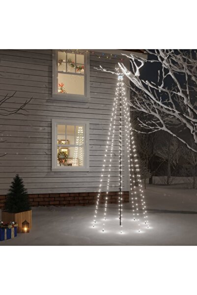 Concept Коледна елха, 310 светодиода, студено бяло, 300 см, с колче