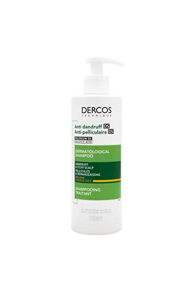 VICHY Dercos Kepek Karşıtı Şampuan (Kuru Saçlar) 390Ml