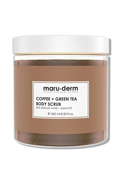 Maru.Derm Maru. Yeşil Çay Özlü Vücut Peelingi BHA Jojoba Yağı 250 ml