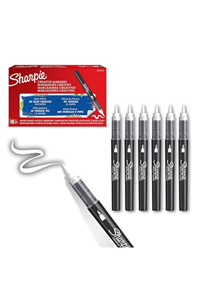 Sharpie , Fırça uç, Beyaz