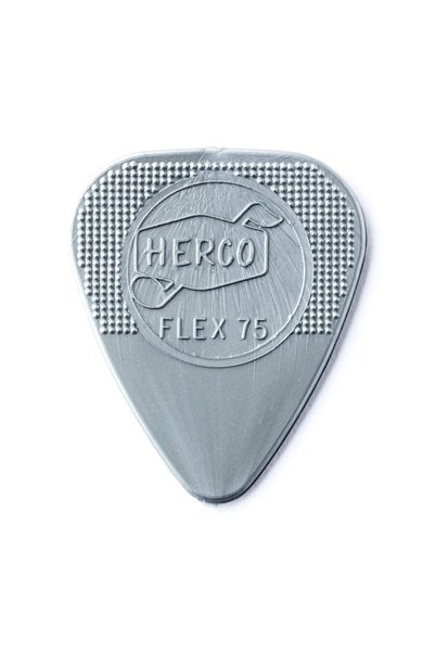Jim Dunlop Flex75 gitar penası, ağır, gümüş, 12 adet