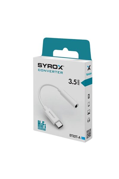 Syrox DT22T-A Type-C Aux Dönüştürücü
